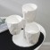 Multi -tiered ruby ​​rub “cascade”, 3 pcs, 1 l, white color