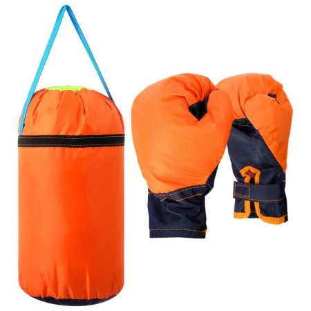 Set of Boxing children: gloves, pear, d = 20, h = 35cm, color mix