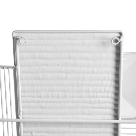 Decor Wall metal "strict lines" gold with silver 90.8x50.2x5.7 cm-3