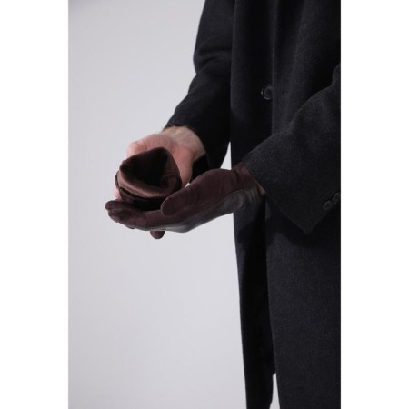 Gloves are male, dimensionless, without insulation, brown color-2