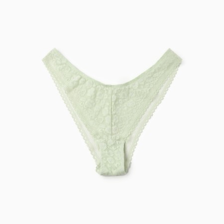Cowards of female slips, color is light green, size 44 (s)