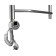 Domoterm electric heated towel rail "Laura", 500 x 700 mm, 5 crossbars, left, chrome