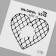 Tattoo on the body Black "Heart. Wash rabits. All thoughts about you" 6x6 cm