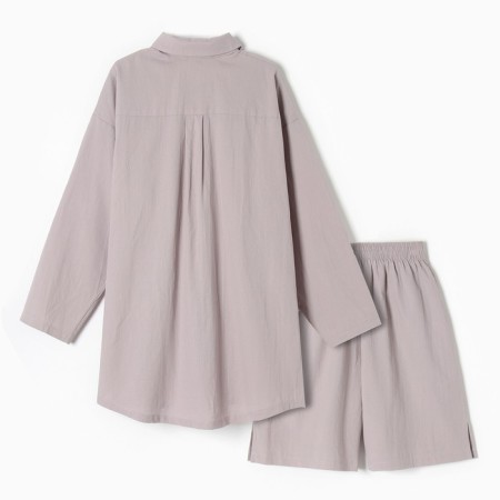 Female set (shirt, shorts) KAFTAN Size 48-50, gray-13