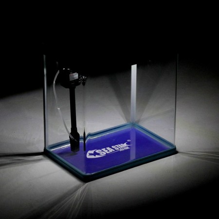 The Seastar HX-390F Aquarium includes: LED lamp 3 color, 7 modes, filter, 30 l, blue-9