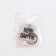 Acrylic key a keychain with a joke "I want a vinyl", diam. 6 cm