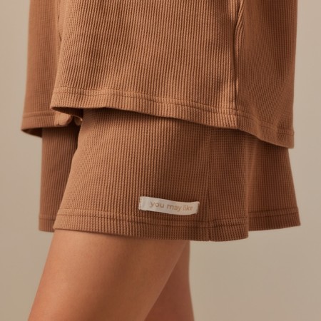 Home suit (shirt and shorts) SL Home p. M, coffee-5