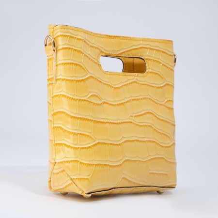 Bag Cross-Bodi on magnet, yellow color-4