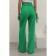 Women's pants with a section of Eliseeva Olesya, size 48, green color