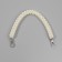 Pen for bag, pearls, 30 cm, 2 carabiner, white/silver color