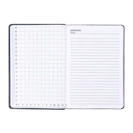 Deliciper of Leduced A5, 140 sheets in a cage, with a calculator, with a scrap, leatherette cover, mix-31