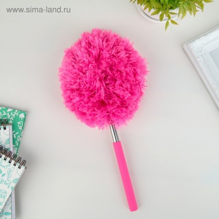 Dust removal brush, telescopic handle of a share, 25-60 cm, color mix-6