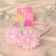 Hair cap "chosen" pearl, 0.9 cm, pink
