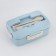 Lunch box, 800 ml, with instruments, 12 x 7.6 x 20 cm, blue