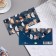 Envenue for money "Cash only" Blue background, 17x8 cm