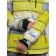 Ski costume female winter, size 44, yellow color