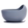 Feed for feeding, food silicone, gray color