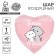 Foil ball 18 "Thank you", heart