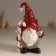 Souvenir Polystone Light "Santa Claus in the cap, with a Christmas tree and a lollipop" 12x9.5x19 cm