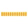 Klemic screw block KV-35 10-35, current 80 A, polypropylene yellow rexant (10 pcs.