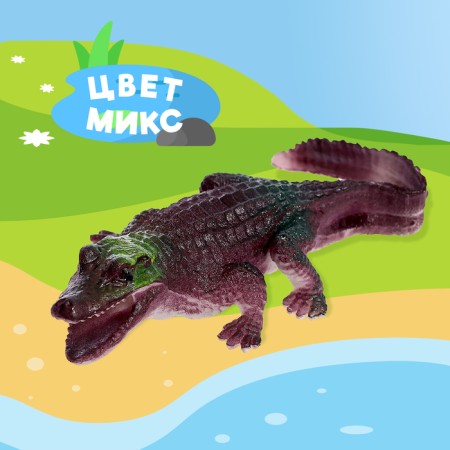 Tynchka figure "crocodile", color mix-3