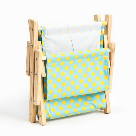 Newspaper-stand for books and magazines "Politics", 30 × 20 × 30 cm, green-4