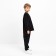 Children's costume (sweatshirt, trousers) minku black color, height 140 cm