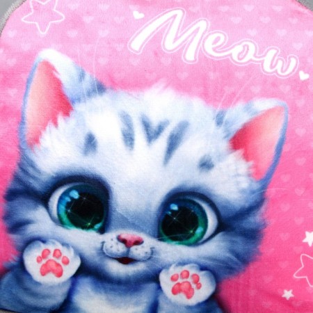 Baby plush backpack for the girl "Cute cat", 23 × 23 × 7 cm-3