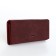 Women's wallet on the button, burgundy color