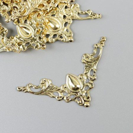Decorative corner "Greek pattern" 4x4 cm C1252