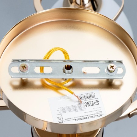 Causte "Fleur" 5he27 40W gold 57x57x25 cm Bayerlux-7