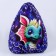 Pillow Egg "Dragon", purple