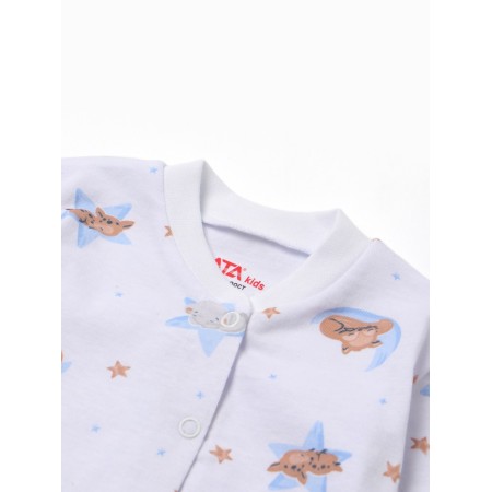 Children's blouse "dream", milk/blue color, height 68 cm-1