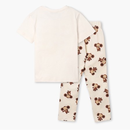 PAZHAMA Children's KAFTAN Cheburashka R.36 (134-140)-9