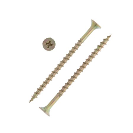 Self -cutting 3.8x65 mm tundra Premium, hide, large threads, pH slings, yellow zinc, 1 kg