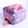 Baby backpack on lightning, 3 outer pockets, purple/pink color