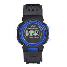 Watch of Electronic Children's Sports, silicone strap, L-23 cm, blue