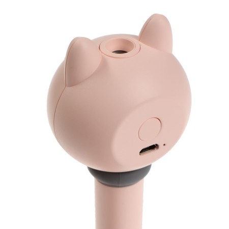 Air humidifier "Cat" HM-22, ultrasonic, submersible, portable, USB, pink-3