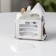 LED figure "snow -covered house" 9 × 10 × 6 cm, polystone, batteries AAAX3 (not in the kit), glow of multi