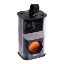 Portable column K08, 5 W, transparent, suspension, 500 mAh, backlight, black
