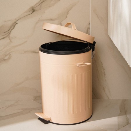 Garbage bucket SL Home, 5 l, 28 × 21 × 31 cm, beige color-1