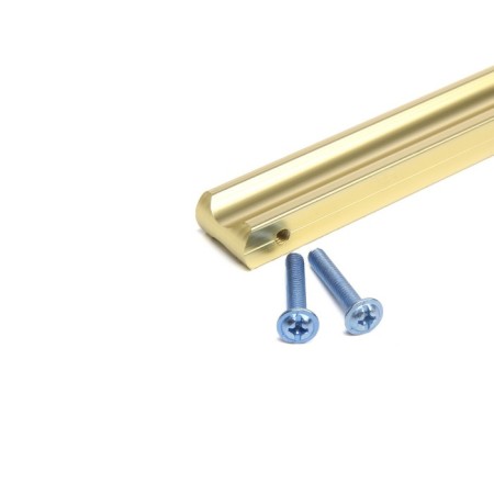 Cappio RSC022, aluminum, m/o 64 mm sloping handle, satin gold color-4