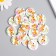 Button decorative tree "fox" 2.5x2.5 cm