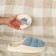 Male slippers, size 40-41, blue color