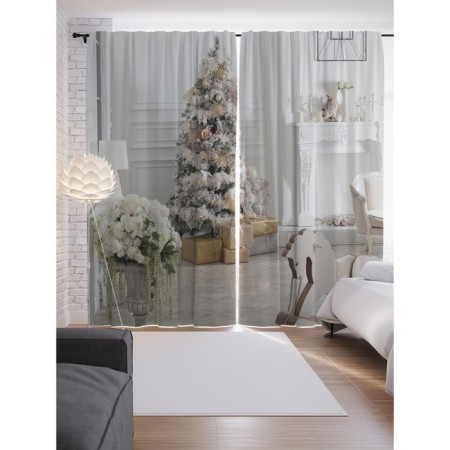 Photostes "Atmosphere of Christmas", Saten, size 145x265 cm, 2 pcs