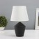 Table lamp "Olaf" 1x40W E14 black 19.5x19.5x35cm