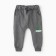 Pants for a boy, dark gray color, height 80 cm