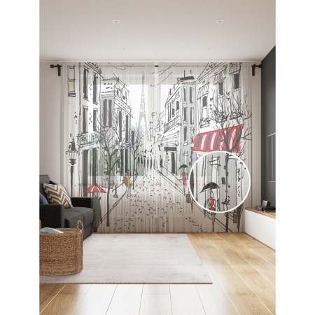 Photo "rainy Paris", size 145x265 cm, 2 pcs