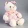 Soft toy "Little Friend", a cat in a pink dress