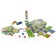 A traffic light with the game field "Study traffic rules", lighting effects, Russian chip